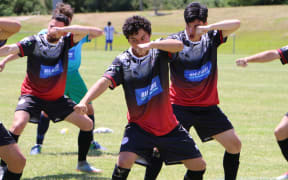 The Aotearoa Football men's side beat the Mariya's men's side 3-2 at McLennan Park.