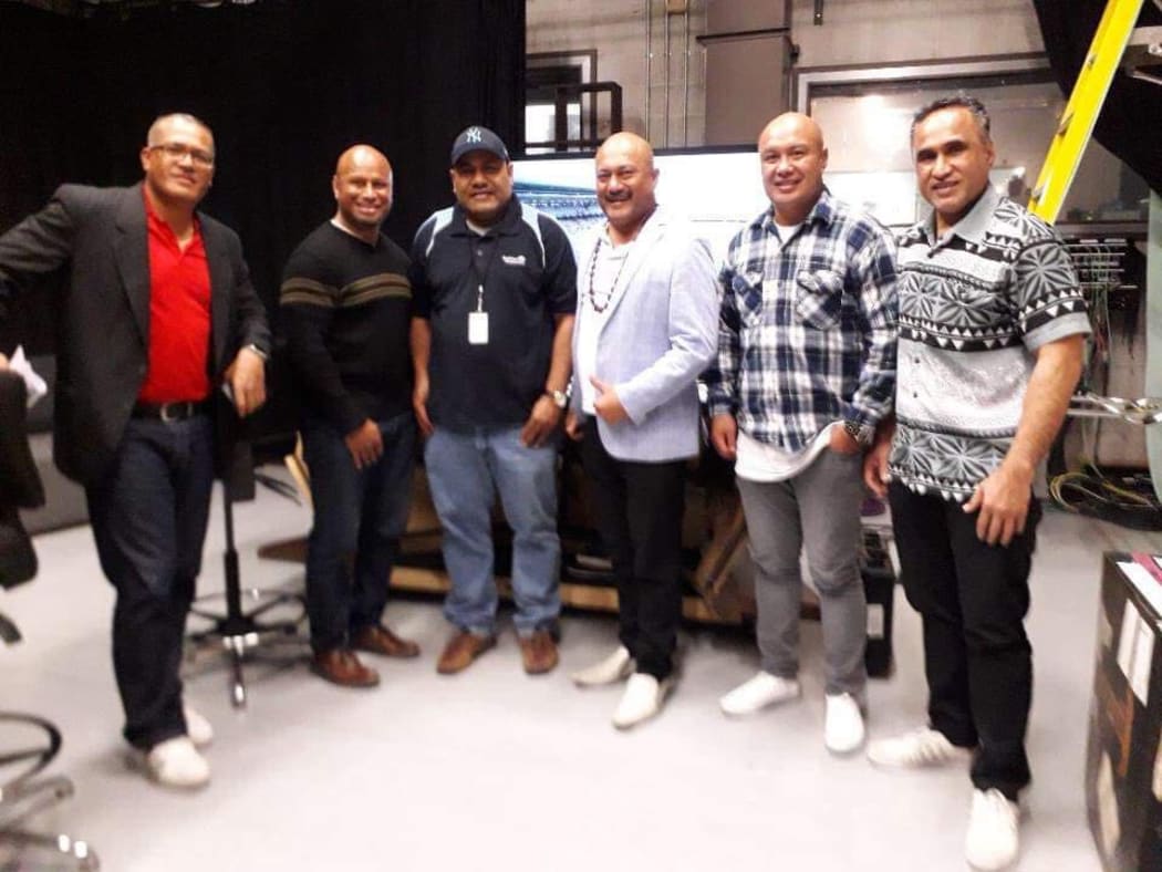 Kite Tuakalau (Tonga), Alfie Uluinayau (Fiji),  Nacanieli Yalimaiwai (Fiji), Ken Ah Kuoi (Samoa), Nili Latu (Tonga) and To'o Vaega (Samoa).