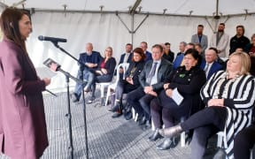 Prime Minister Jacinda Ardern announced the $761m package water package in Havelock North this morning.