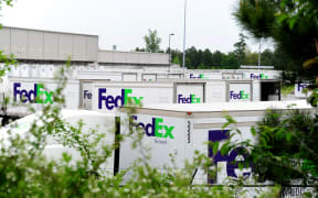 The shooting took place at a FedEx facility in Indianapolis (file picture).