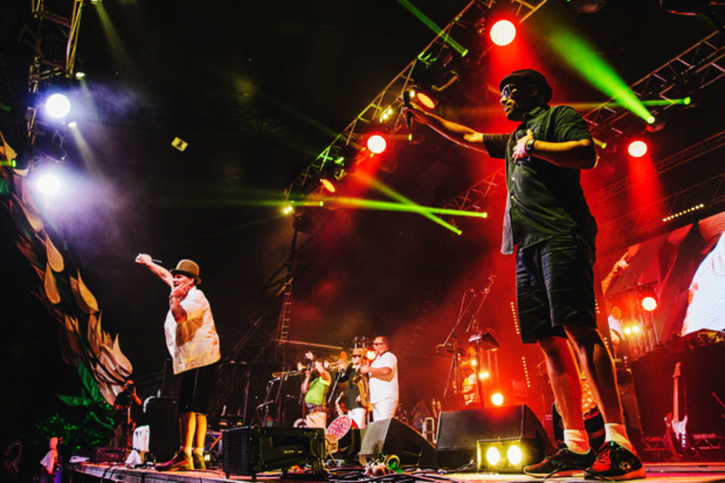 Fat Freddy's Drop at England's Secret Garden Party festival.