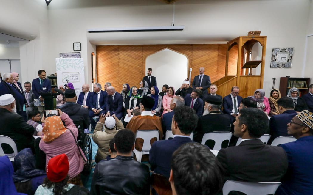 Worshippers and MPs at Al-Noor mosque for 5th anniversary event of the Christchurch terror attacks.