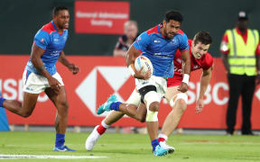 Samoa's Elisapeta Alofipo scored the match-winning try against Canada.