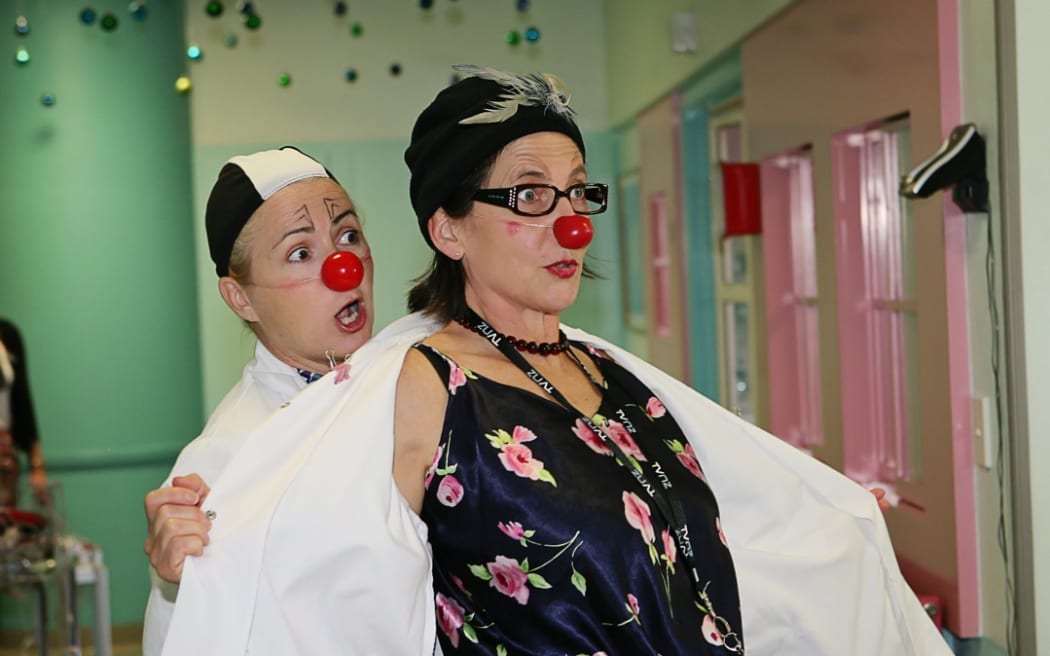 Zack McCracken & Ruth Dudding at Starship Hospital