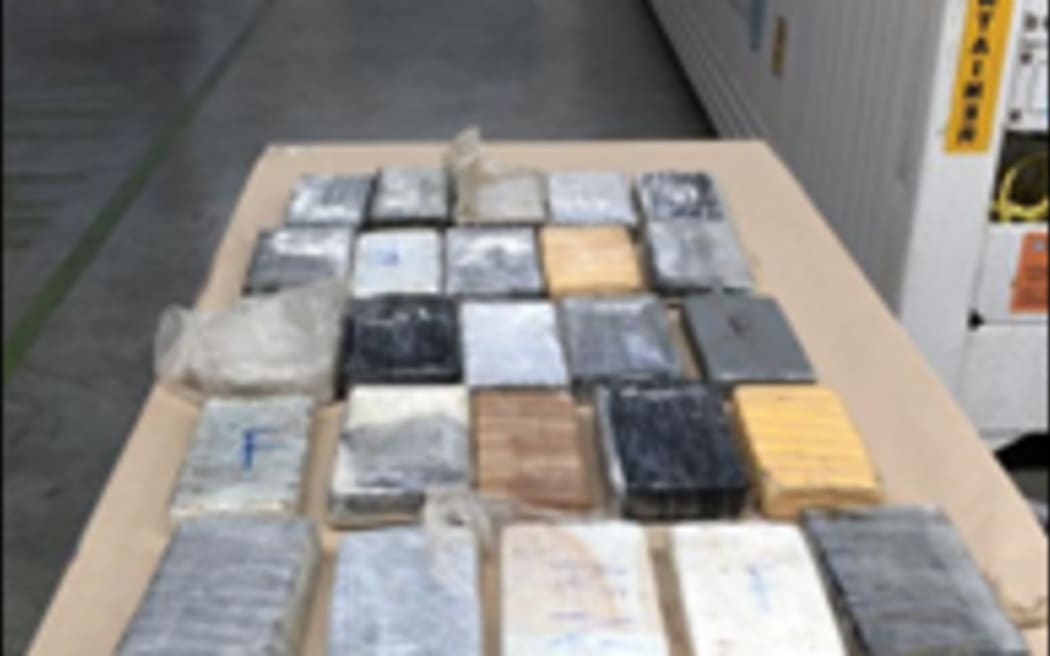 Cocaine imported into the Port of Tauranga via Panama on 25 February, 2022.