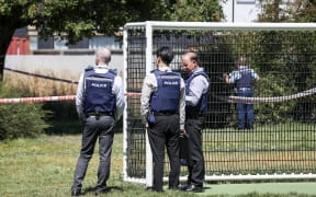 Police investigate after a person was critically injured in Richmond Park in Christchurch