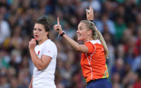 2017 Women's Rugby World Cup Final, Kingspan Stadium, Belfast 26/8/2017England vs New ZealandReferee Joy Neville