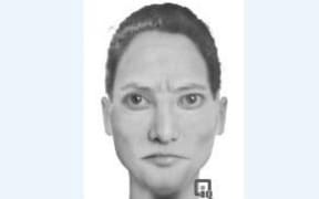 A computer-generated sketch of a man who attacked a woman in her Auckland home.