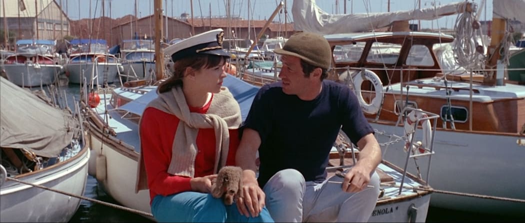 Anna Karina and Jean-Paul Belmondo look gorgeous in Godard’s Pierrot le Fou (1965).