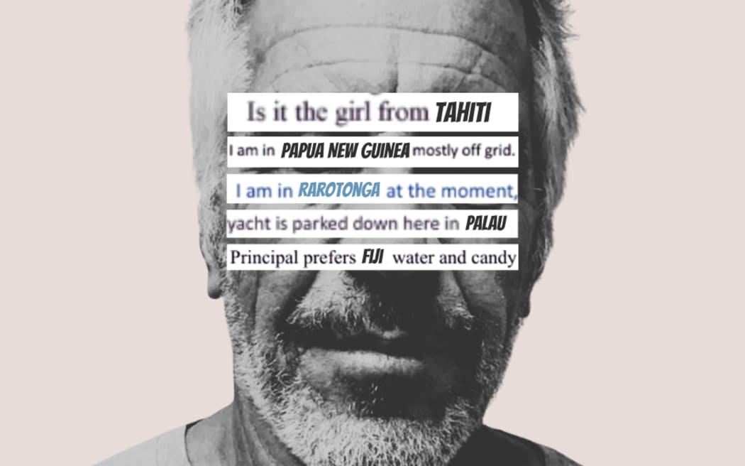 Pacific Islands people or places are mentioned in the Epstein files.