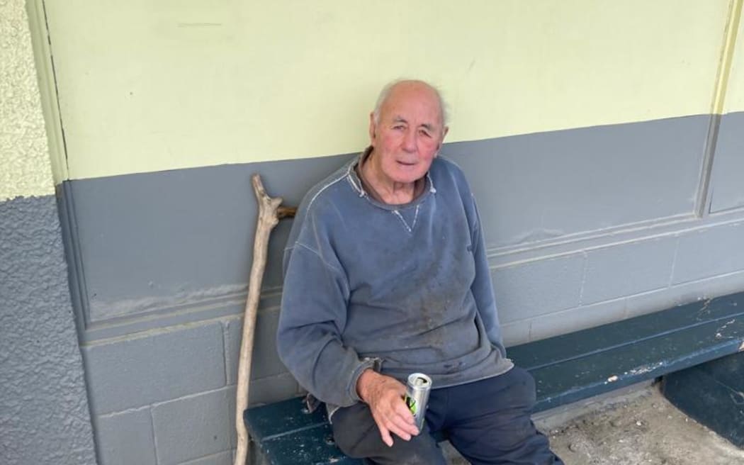 John Robinson at the Tokomaru Bay Four Square.