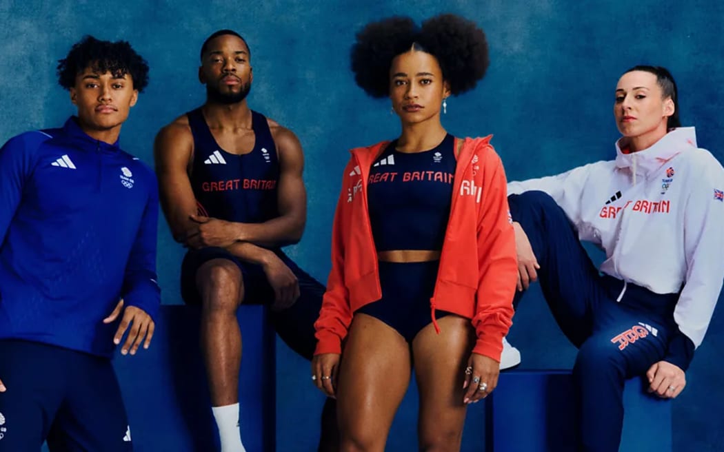 Team GB in Adidas for the Paris Olympics.