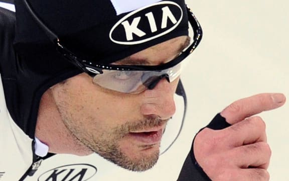 NZ speedskater Shane Dobbin.