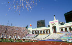 Los Angeles Olympic Games 1984 - Opening ceremony, 28 July 1984.