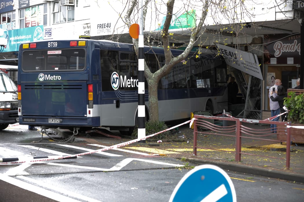 The scene of the crash.