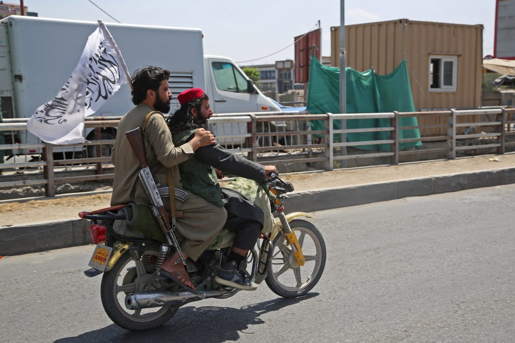 Taliban forces (like these fighters shown in Kabul on 16 August) moved rapidly through Afghanistan's rural and northern areas and into to Kabul, which they took quickly on 15 August.