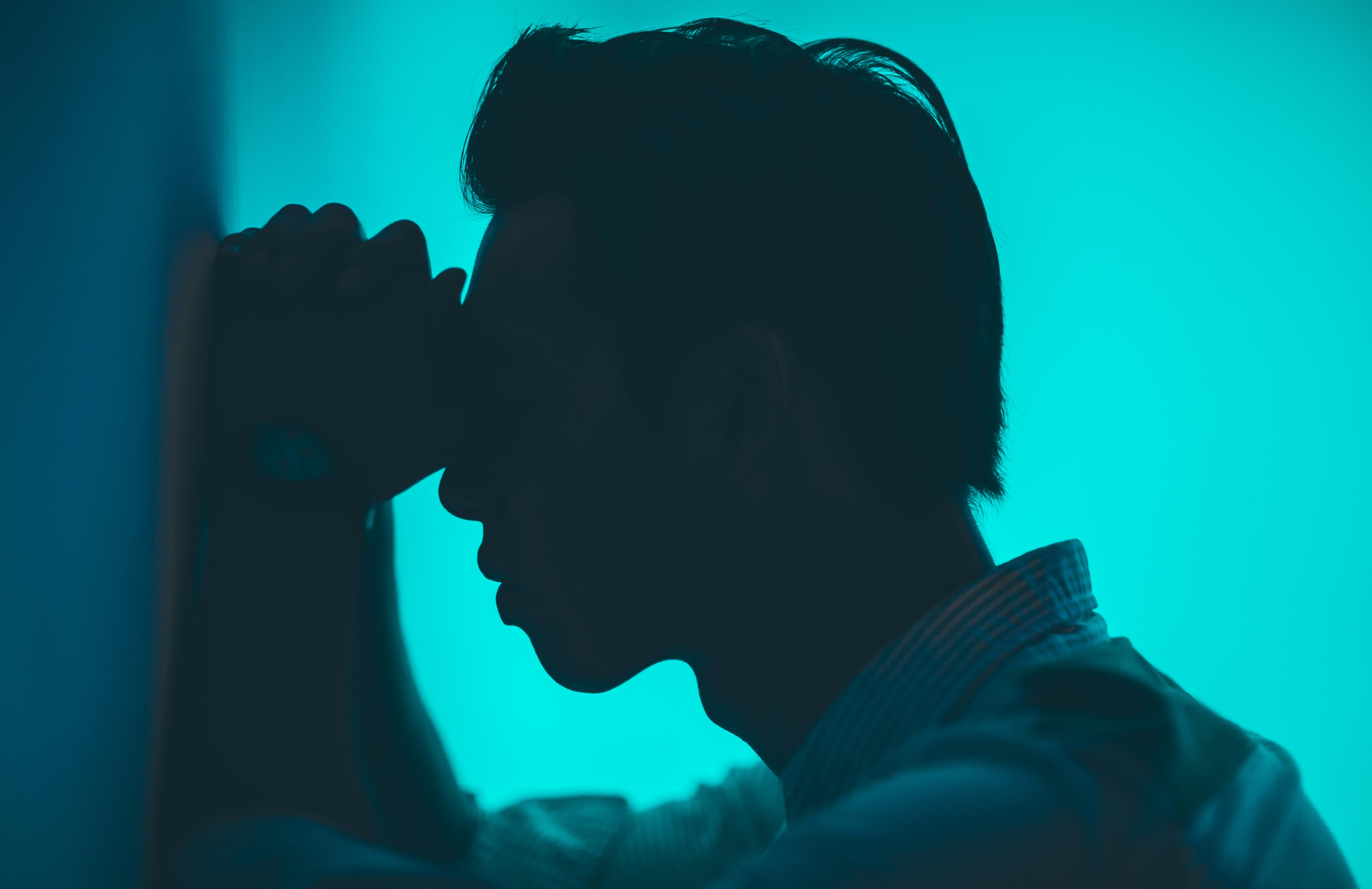asian man in profile