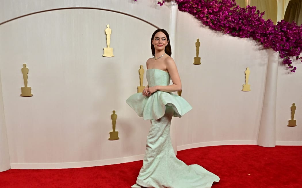 US actress Emma Stone attends the 96th Annual Academy Awards at the Dolby Theatre in Hollywood, California on March 10, 2024. (Photo by Frederic J. Brown / AFP)