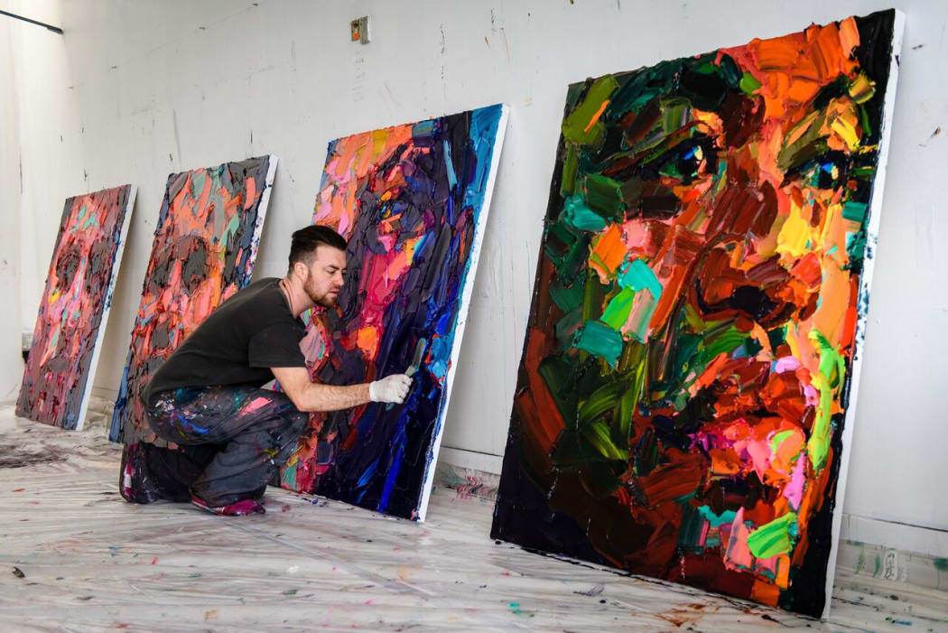 Jack Trolove's studio in Wellington's Shelly Bay.