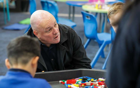 National Party leader Christopher Luxon visits Prebbleton School.
