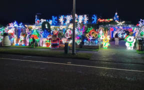 Napier resident Mark Williams goes all-out with his Christmas decòr.