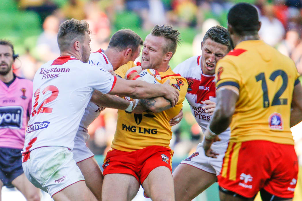 Burleigh Bears captain Luke Page will face a number of his PNG Kumuls teammates on Sunday.