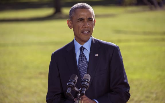 President Obama pledged to build even more international support for strikes against the Islamic State group.