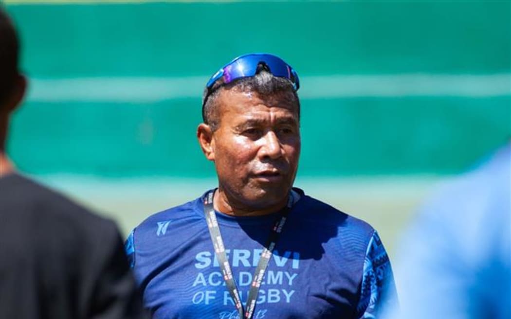 Waisale Serevi in Honiara, where he has been conducting coaching clinics, ahead of this weekend's Oceania 7s tournament.