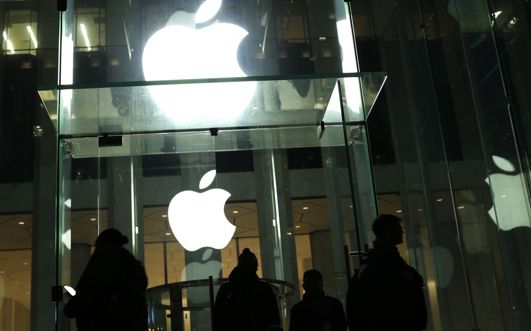 An Apple store on Fifth Avenue, New York.