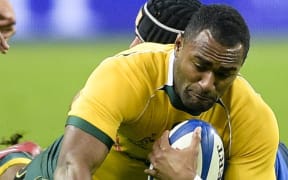 The Wallabies centre Tevita Kuridrani.