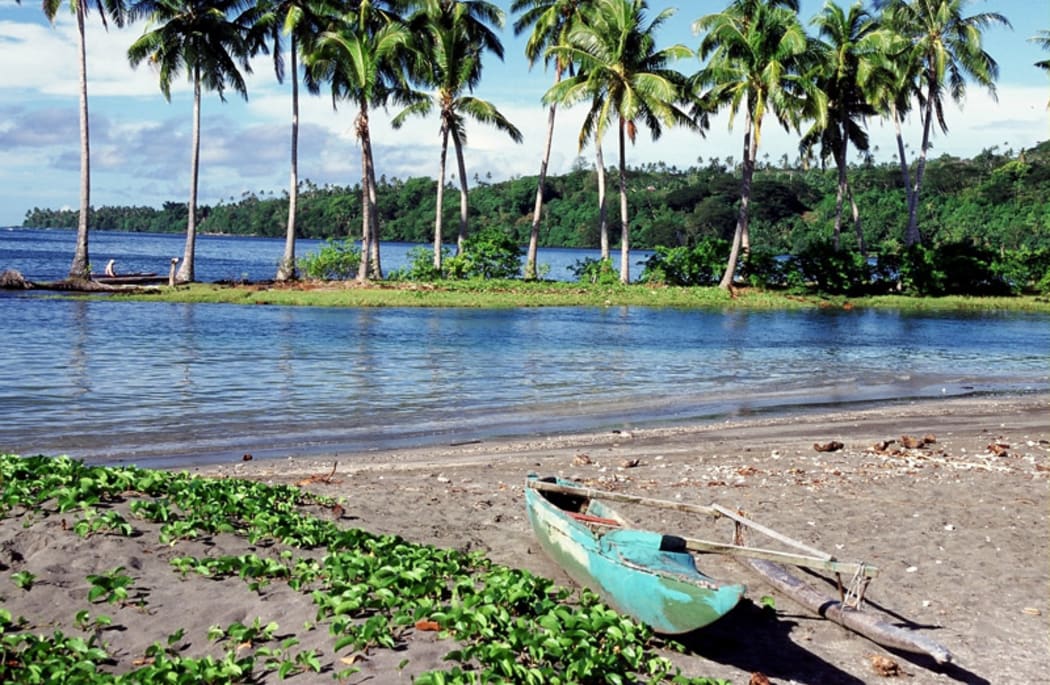Beach in Samoa