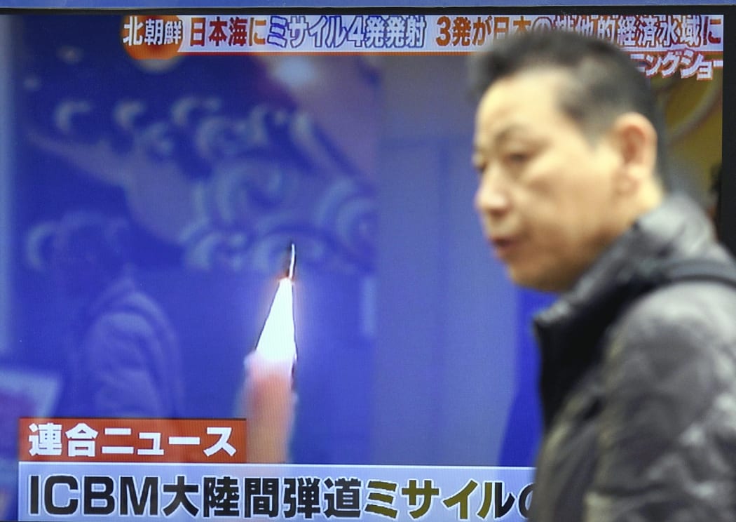 North Korea launched four ballistic missiles, which landed in the Sea of Japan.