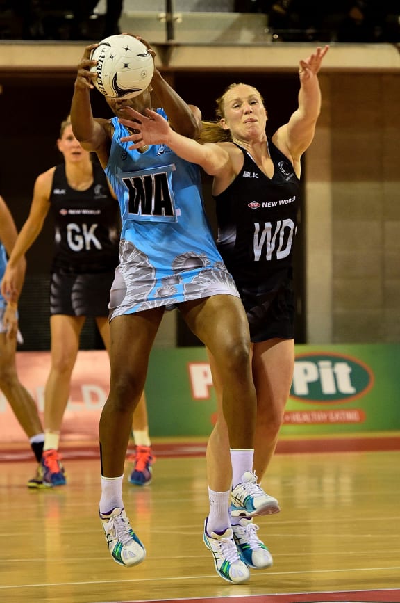 Fiji's Maria Lutua and New Zealand's Laura Langman are now teammates at the Sunshine Coast Lightning.