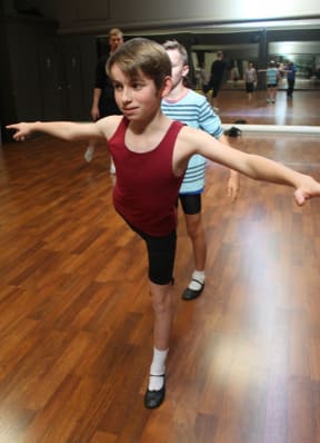 An image of Ben Shieff, 13, from Auckland, who will play the role of Billy Elliot.