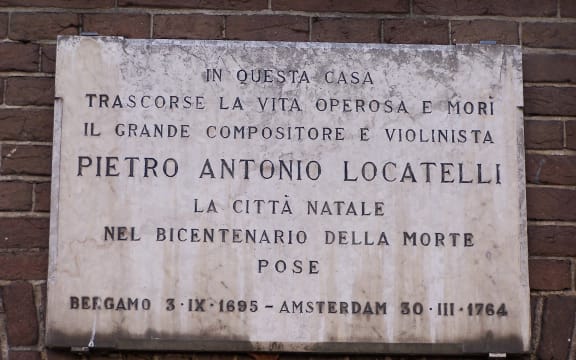 Locatelli - Plaque Prinsengracht 506, Amsterdam