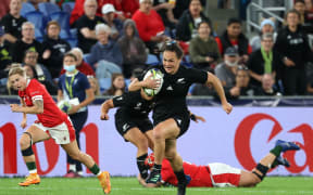 The Black Ferns v Wales quarter-final match of the Women's Rugby World Cup at Northland Events Centre in Whangārei on 29 October, 2022.