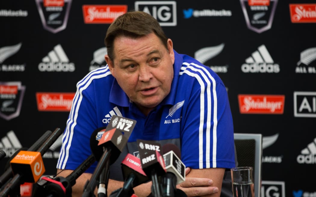 Steve Hansen speaks to media ahead of this weekends match against Wales. 9 June 2016.