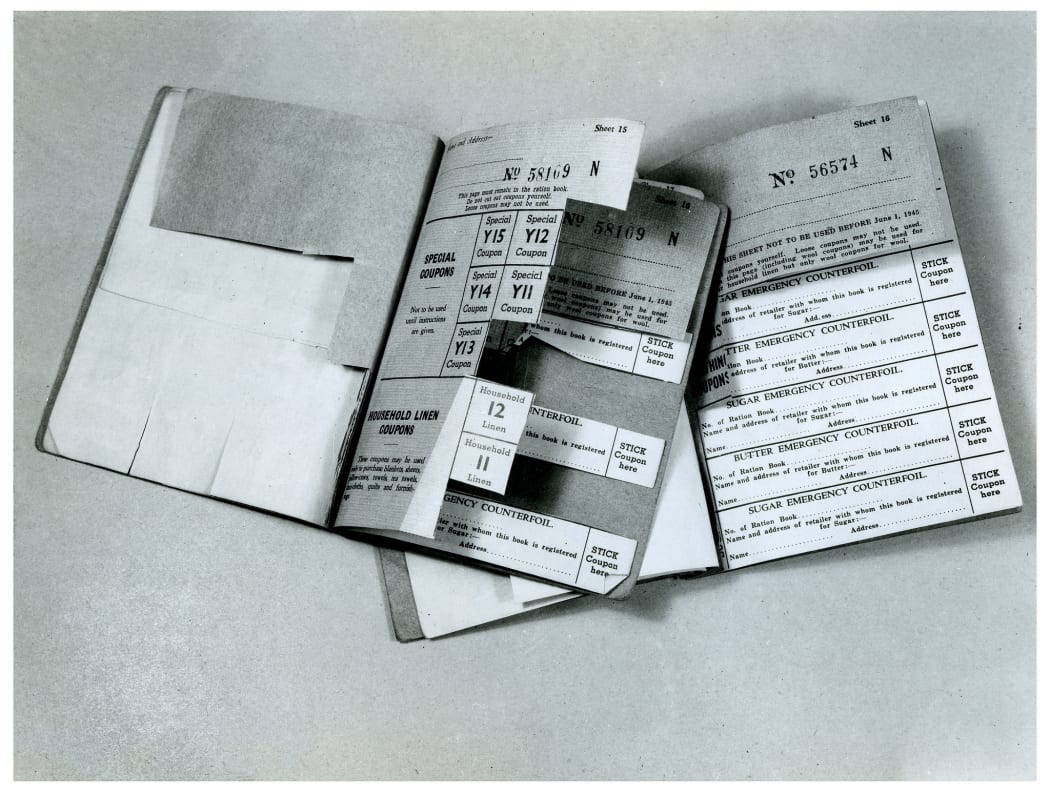 New Zealand Ration books in use in WW2