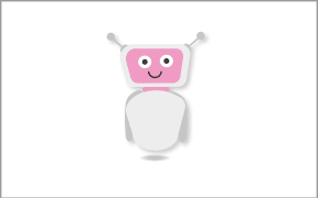 Image of a cute chatbot