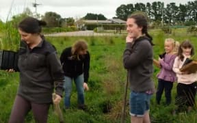 Stolte family working on transforming land