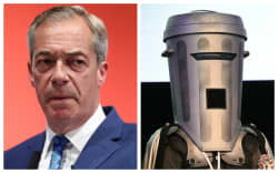 Nigel Farage and Count Binface