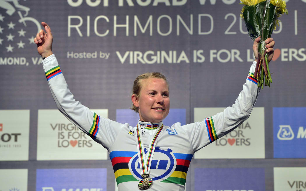 2015 world time trial champion Linda Villumsen.