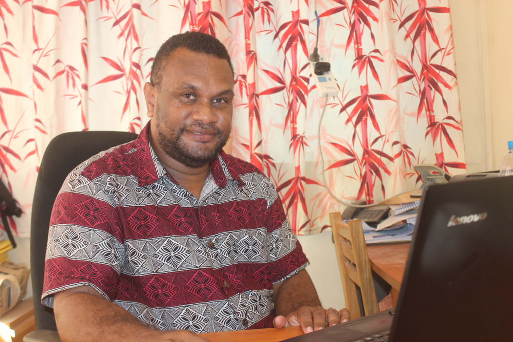 Solomon Islands Red Cross Secretary-General, Clement Manuri