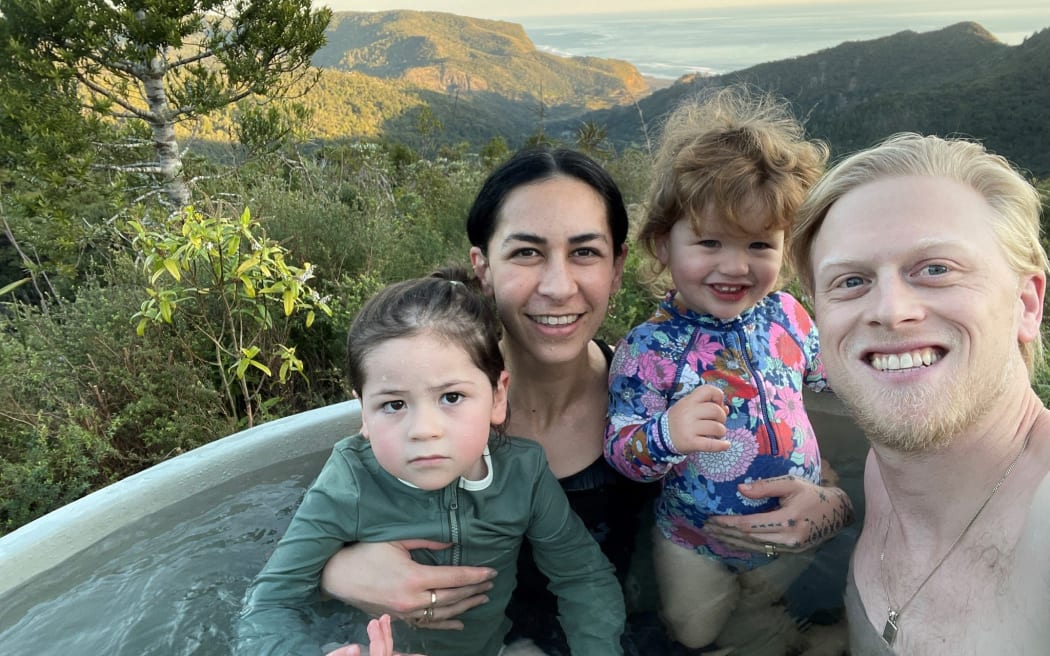 Sophie Day-Jones and her family. Her daughter, Mackenzie, is on the left.