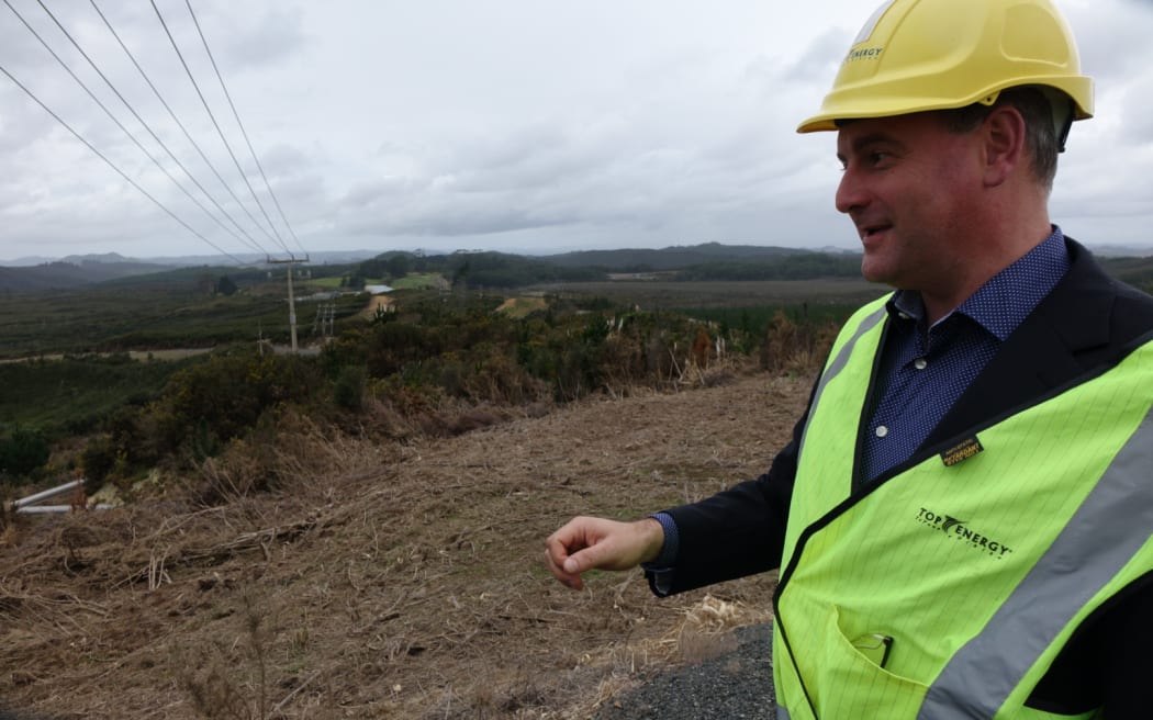 Top Energy chief executive Russell Shaw at Ngawha.