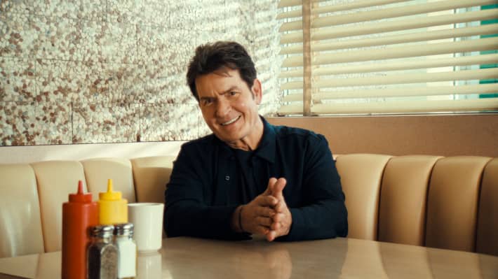 aka Charlie Sheen. Charlie Sheen in aka Charlie Sheen. Cr. Courtesy of Netflix © 2025
