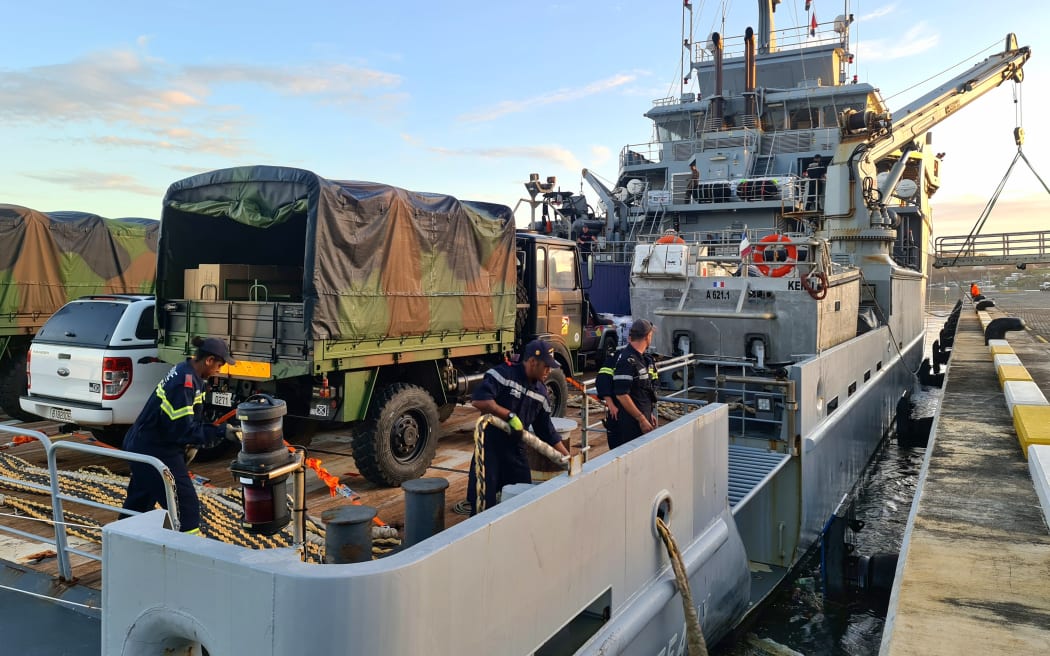 French aid arrives in Tanna