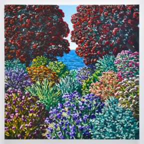 Karl Maughan's Matakana (2024), oil on canvas