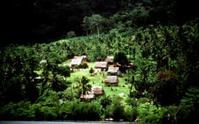 A village in the Solomon Islands.