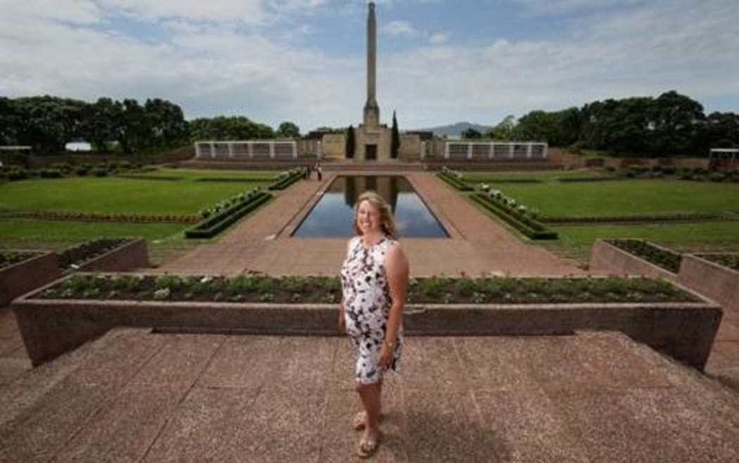 NZ Flower & Garden Show event director Kate Hillier at Bastion Point, where the event will be held in November 2016.